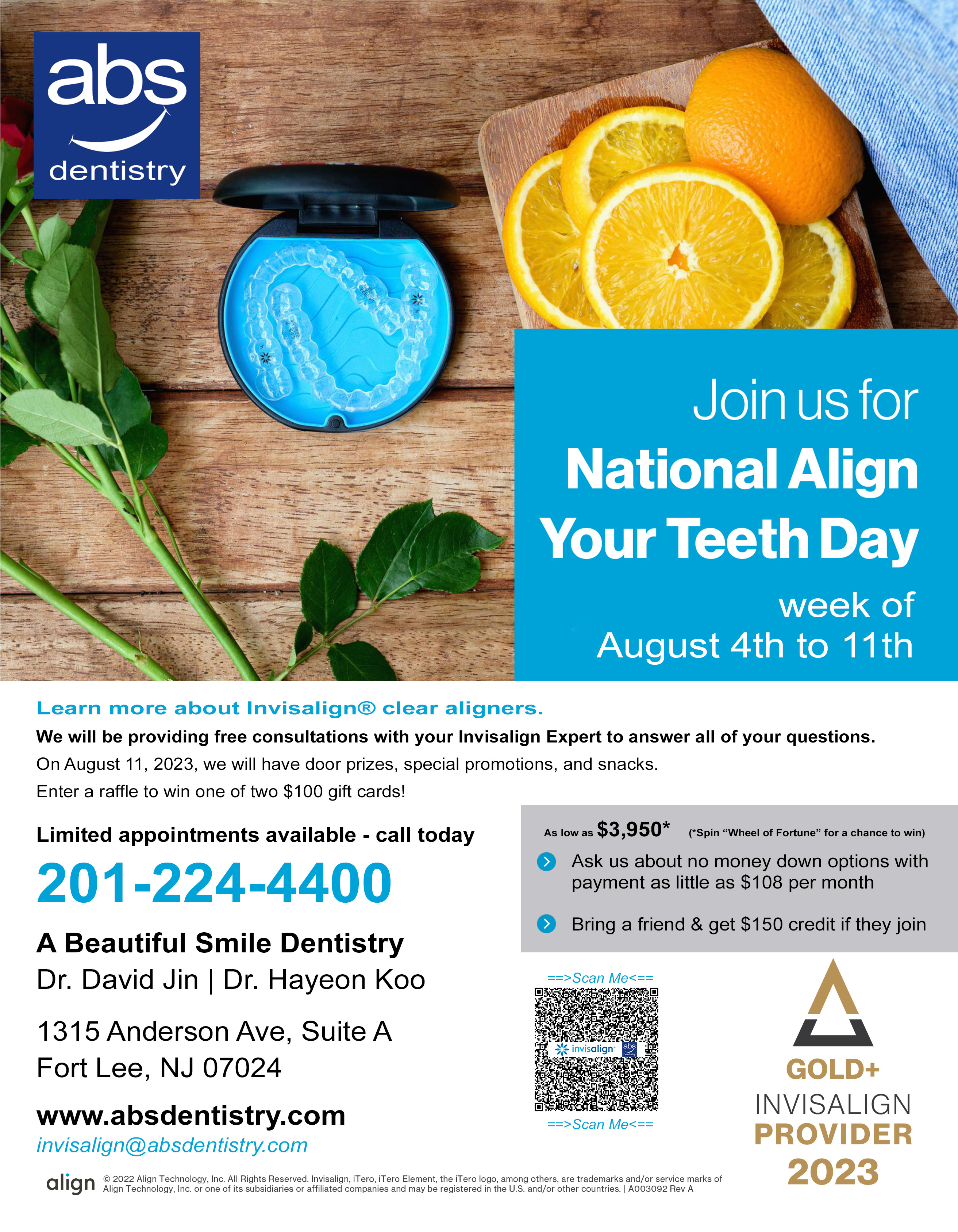 Area we service - Invisalign - Fort Lee, Bergen County, Hudson County, and New York City, NYC